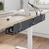 Under Desk Cable Management Tray 2 Pieces Anthracite