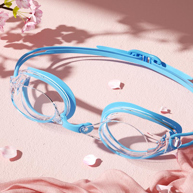 Unisex Profi Schwimmbrille für Erwachsene Beschlagsfrei Wasserdicht HD Sicht Schwimmbrille Bunte und Klare Gläser zur Auswahl