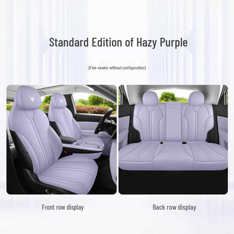 

26 Styles Alpha Jihu T1 All-Season Car Seat Covers - Full Coverage, Perforated, Breathable Leather Cushions Dedicated 5-Seater Full Coverage