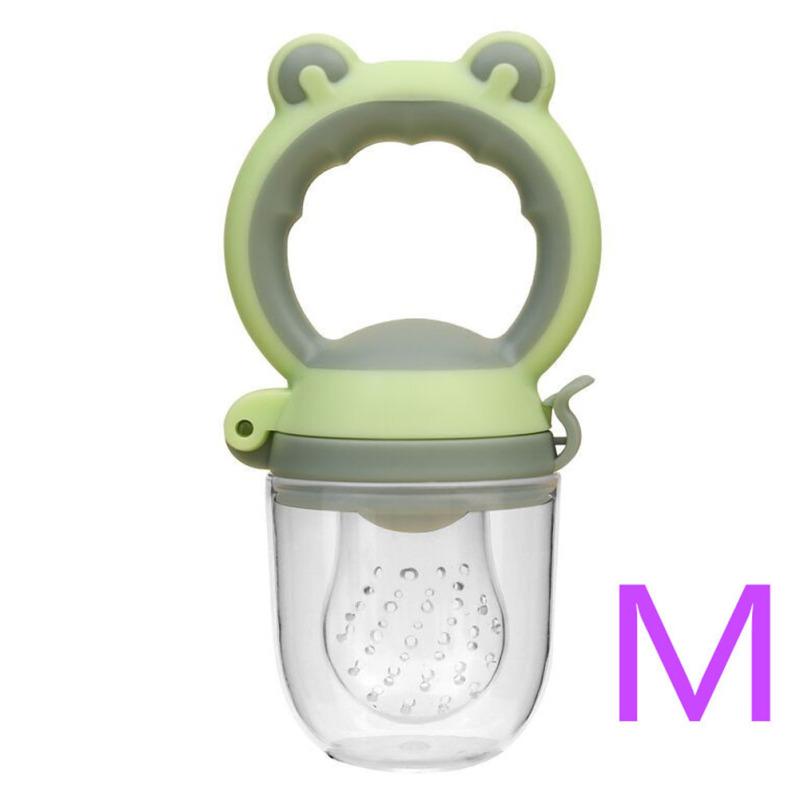 Baby Fresh Food Fruit Vegetable Dispenser Frog Shape Baby Pacifiers Feeder Baby Food Masher