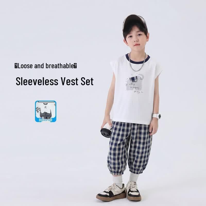Boys  Summer Vest & Shorts Set 140