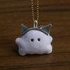 Sanrios Cute Halloween Ghost My Melody Hello Kitty Cinnamoroll Plush Keychain PomPomPurin Mini Bag Accessories Birthday Gift