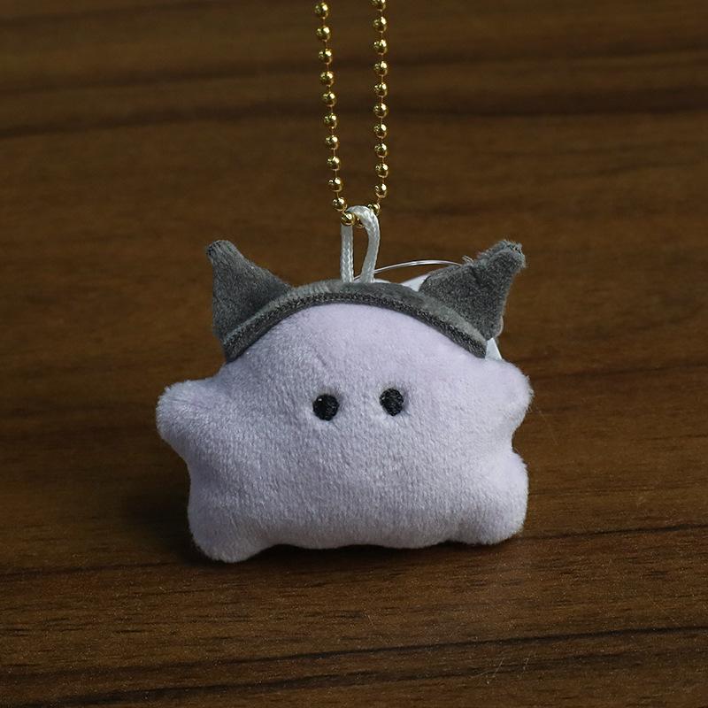Sanrios Cute Halloween Ghost My Melody Hello Kitty Cinnamoroll Plush Keychain PomPomPurin Mini Bag Accessories Birthday Gift
