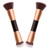 Chemical Makeup Brush Dual Ended for Blush and Powder 2Pcs Portable Tool