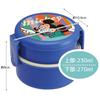 Skater Lunch Box Disney Retro Mickey Mouse 500ml 2 Tier Round Antibacterial Made in Japan ONWR1AG-A