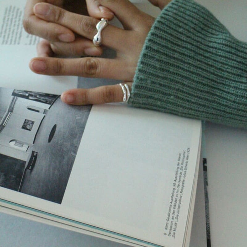 RACY Wavy Silver Ring