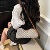 2025 New Summer Printing Trend Fashion Casual Retro Casual Simple Chain Underarm One Shoulder Small Square Women's Bag