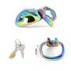 Super Small 3 Color Male Chastity Cage Stainless Steel Lockable Penis Ring Cock Cage Metal Chastity Belt Adults Sex Toys For Men