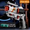 Kids Soft Bullets Gun Toy EVA Foam Bullet Pistol Rapid Deformation Manual Loading Revolver Children Outdoor Shooting Game