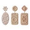 Cartoon Bohemian Flower Polymer Clay Earring Molds Lightweight Plastic Craft Tools For Kids Creative Projects