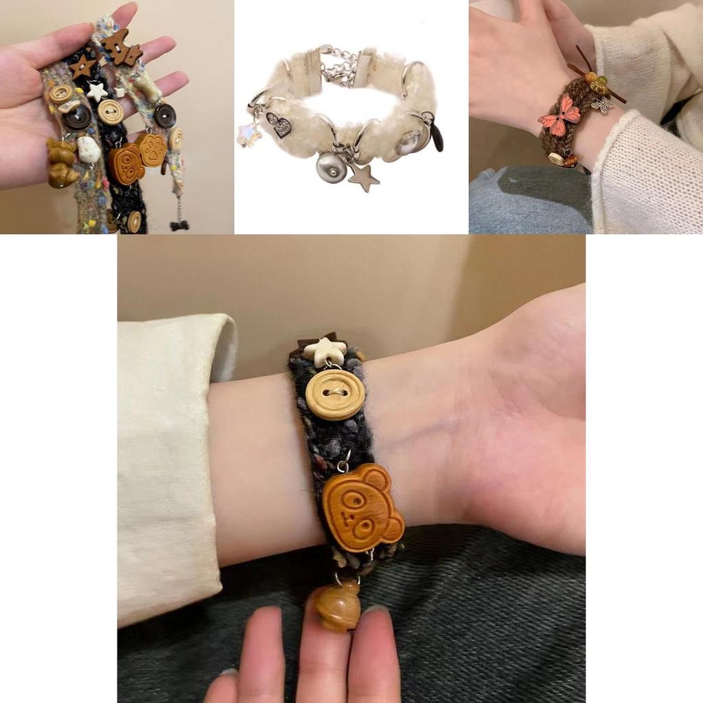 Cute And Charming Handcrafted Turquoise And Alloy Butterfly Bracelet For Women Elegant Diy Jewelry