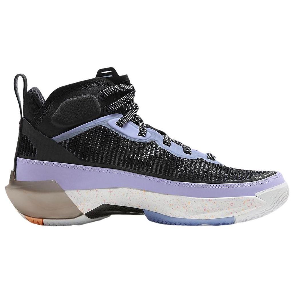 Jordan 37 GS Kids Black Purple Basketball Shoes FJ7515-001