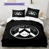 Udinese Calcio Bedding Quilt Set Quilt Cover Pillowcase Home Decoration Birthday Gift (1 * Duvet Cover + 2 * Pillowcase, Without Core)