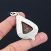 Daughters Day Deal Pear Imperial Jasper Gemstone Flower New Pendant 925 Silver