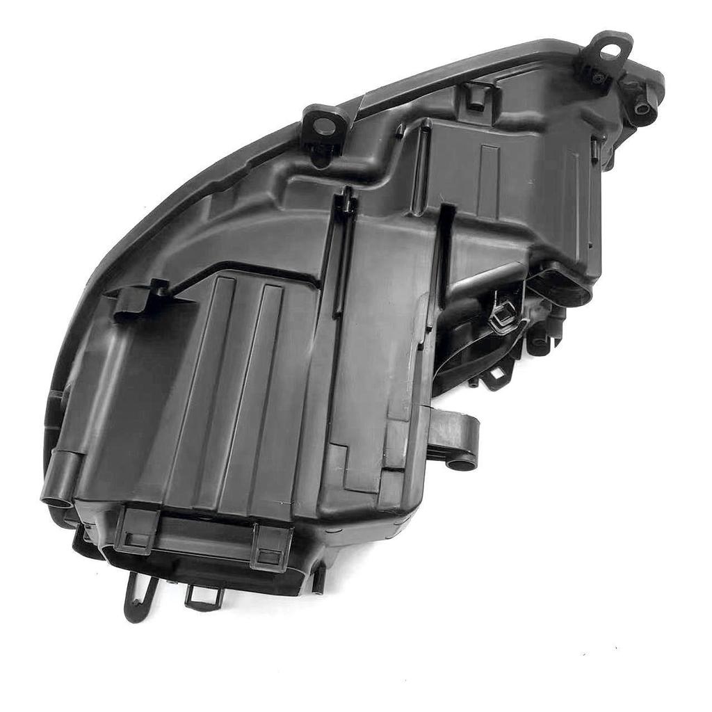 Kompatibilní zadní kryt světlometu pro 2011-2014 Volkswagen Touareg - Černý plastový zadní kryt