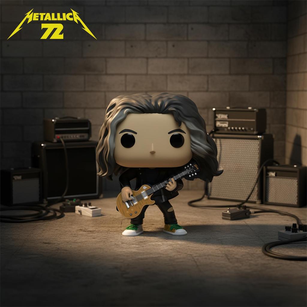 Funko Metallica Kirk Season Collectible Vinyl Figure Gift Idea Official Product Toy for Kids Adults Music Fans Model Figure for Collectors and Display