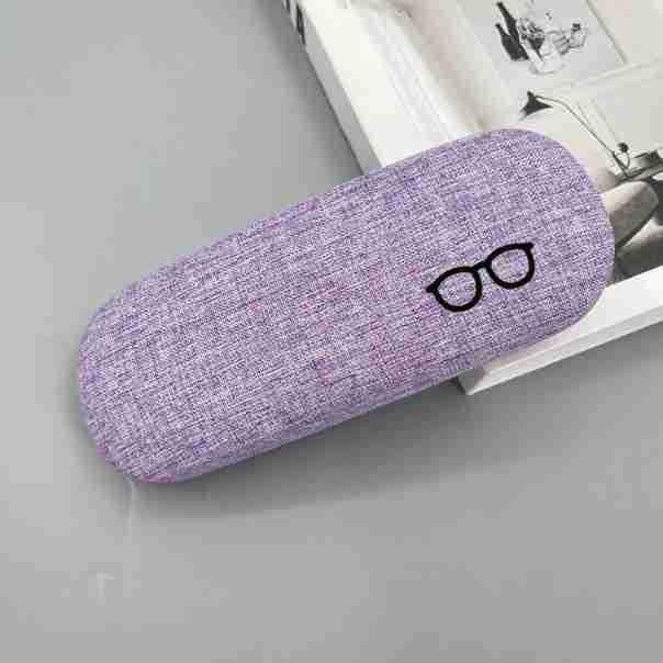Glasses case Myopia eye box Cotton and linen girl's simple Harajuku boys creative personality portable anti-pressure sunglasses case