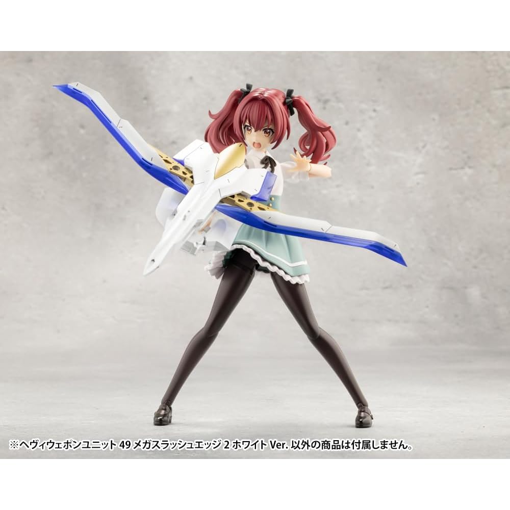 Kotobukiya M.S.G Heavy Weapon Unit 49 Megaslash Edge 2 White Version 140mm Non-Scale Plastic Model