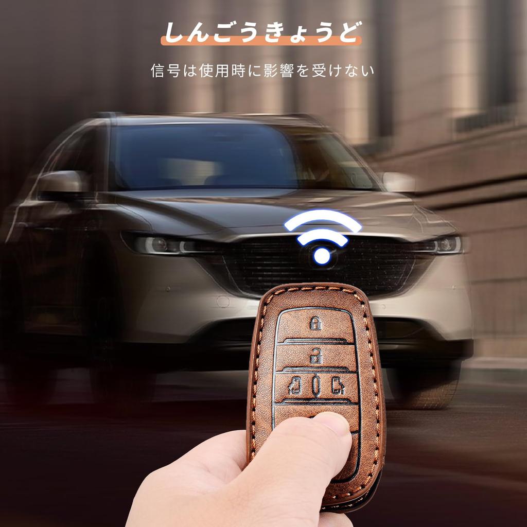 OFFCURVE 5 Button/90 Series Smart Key NOAH VOXY Alphard Key Cover Leather Smart Key