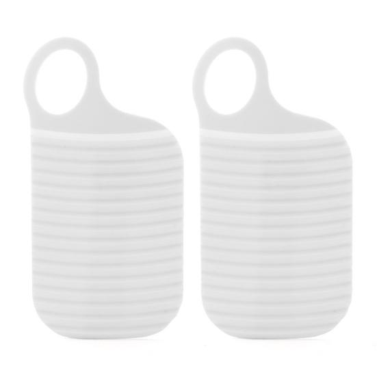 2Pcs Mini Laundry Boards Underwear Sock Wash Boards Hanging Hole Design Widely Used Portable Mini Wash Boards