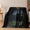 Mysteriöses magisches Tor Tür Cartoon Flanell Decke Weiche warme Überwurfdecke für Schlafzimmer Wohnzimmer Bett Reise Camping Picknick Kind
