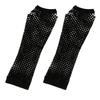 Womens Long Fishnet Net Gloves Fingerless Mesh Gloves Punk Rock Fancy Night Club Party Arm Warmer Gloves Sexy Gloves