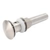 Stainless Steel Sink Drain with Overflow Undercounter Sink Drain Filter Stopper for Home