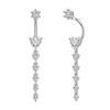 Long Dangled Stainless Steel Navel Piercing Pink Body Jewelry Zircon Belly Button Ring  Gift