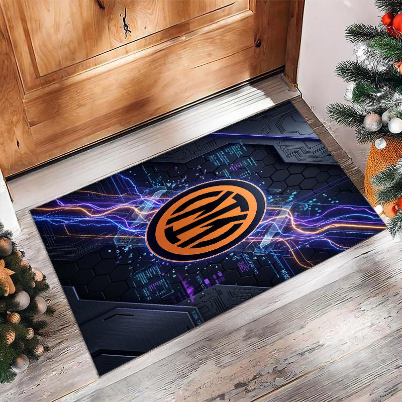 Borussia Dortmund Printed Flannel Area Rug Non Slip Soft Polyester Floor Carpet Indoor Decor Mat for Bedroom Living Room Sofa