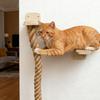 Wooden Kitten Ladder with Sisal Rope Cat Wall Steps Climbing Cat Scratching Post Cat Scratching Board Tree Pet Furniture