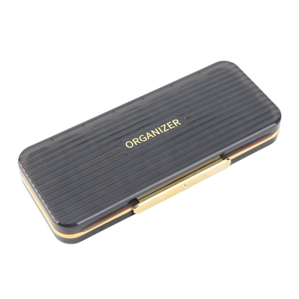 Weekly Medication Organizer 21 Compartments Plastic Sealed Multifunctional Semi Transparent 7 Day