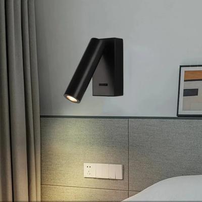 Kreative LED-Wandleuchte Einstellbare Drehung um 350 Grad Moderne minimalistische Wandleuchte Wohnzimmer Flur Nachttisch Leselicht