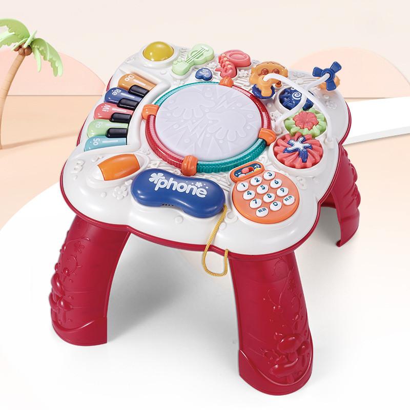 

Activity Baby Cemirk Table Baby Musical Children Education Toys Center Activity красный