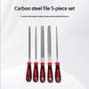5 Stück 6/8/10/12 Zoll Hochleistungs-Kohlenstoffstahl-Feilenkollektion für Holz-Metallbearbeitung Sortiment Handwerk und Formgebung