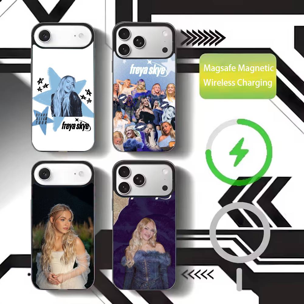 F-Freya Skye Singer Phone Case For iPhone17,16,15,14,13,12,11 Plus,Pro Max Magnetic For Magsafe Wireless Charging