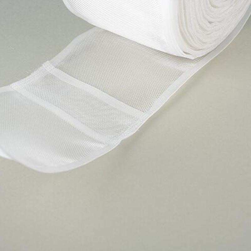 10/20M Curtain Rod Heading Tape Pinch Pleat Transparent Rod Pocket Curtain DIY for Home Hotel Curtain Installation