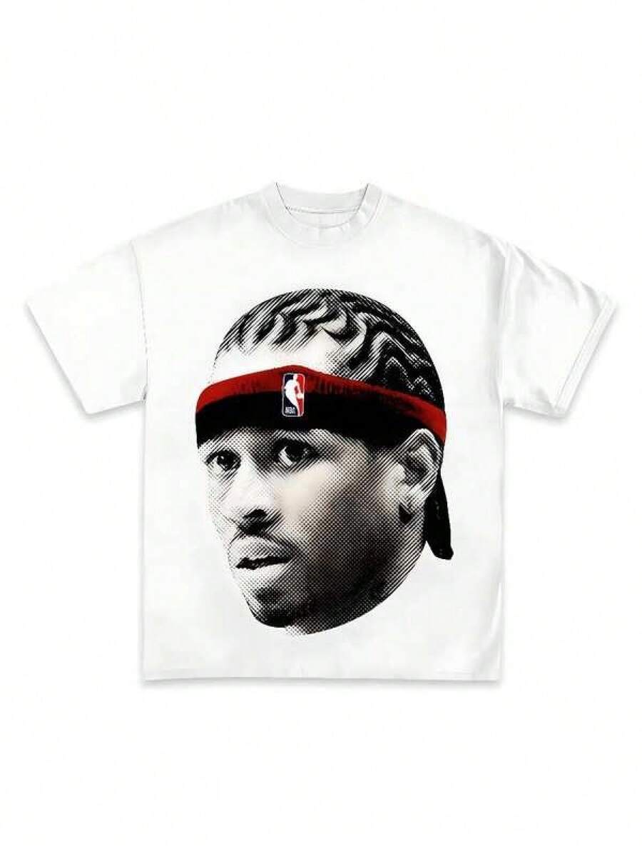 

T Shirt Print ,Graphic-Cotton Tees Size Plus, Cartoon Round Neck Short Sleeve, BREATHABLE SUMMER 5XL різнокольоровий