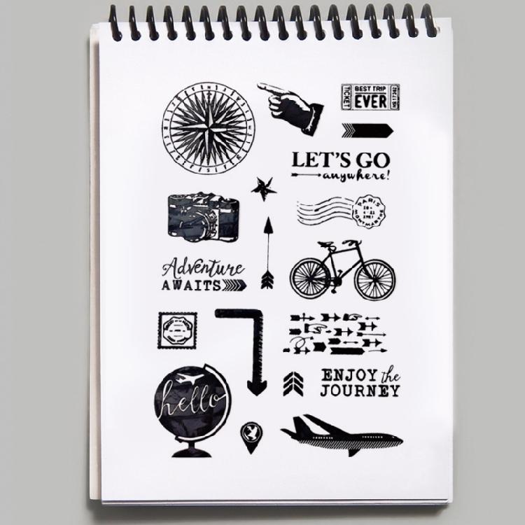 Clear Silicone Stampers Scrapbooking Stencil for Card Making DIY Journaling
