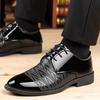Men's Leather Shoes Spring Breathable Comfortable Casual Shoes Youth Business British Black Formal Leather Shoes Husband Dad Shoes