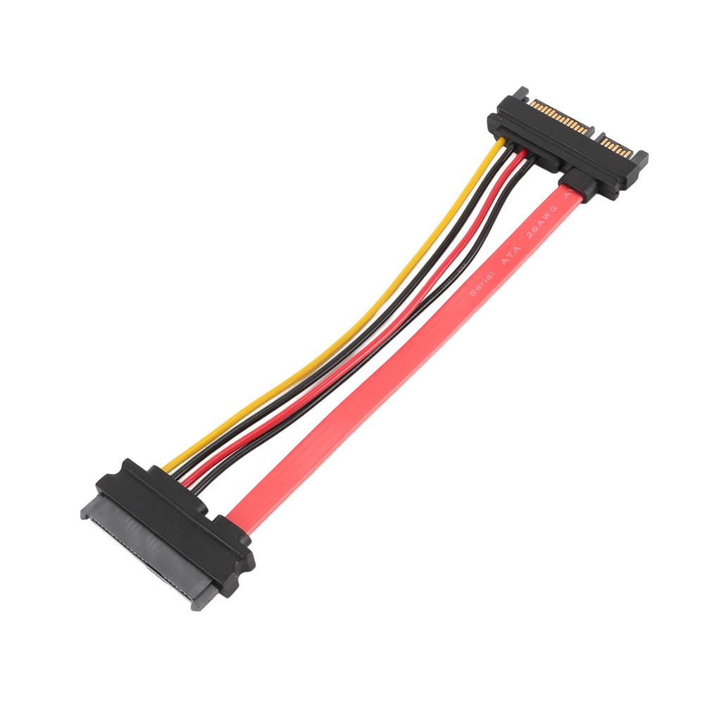 SATA22P M SAS29P F Male to Female Extension Cable SATA7 15pin Hard Disk Data Power Extension Cable SFF 8482 0.15m