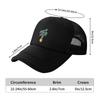 Watercolor potted monstera plant  Sticker Mesh Baseball Cap
