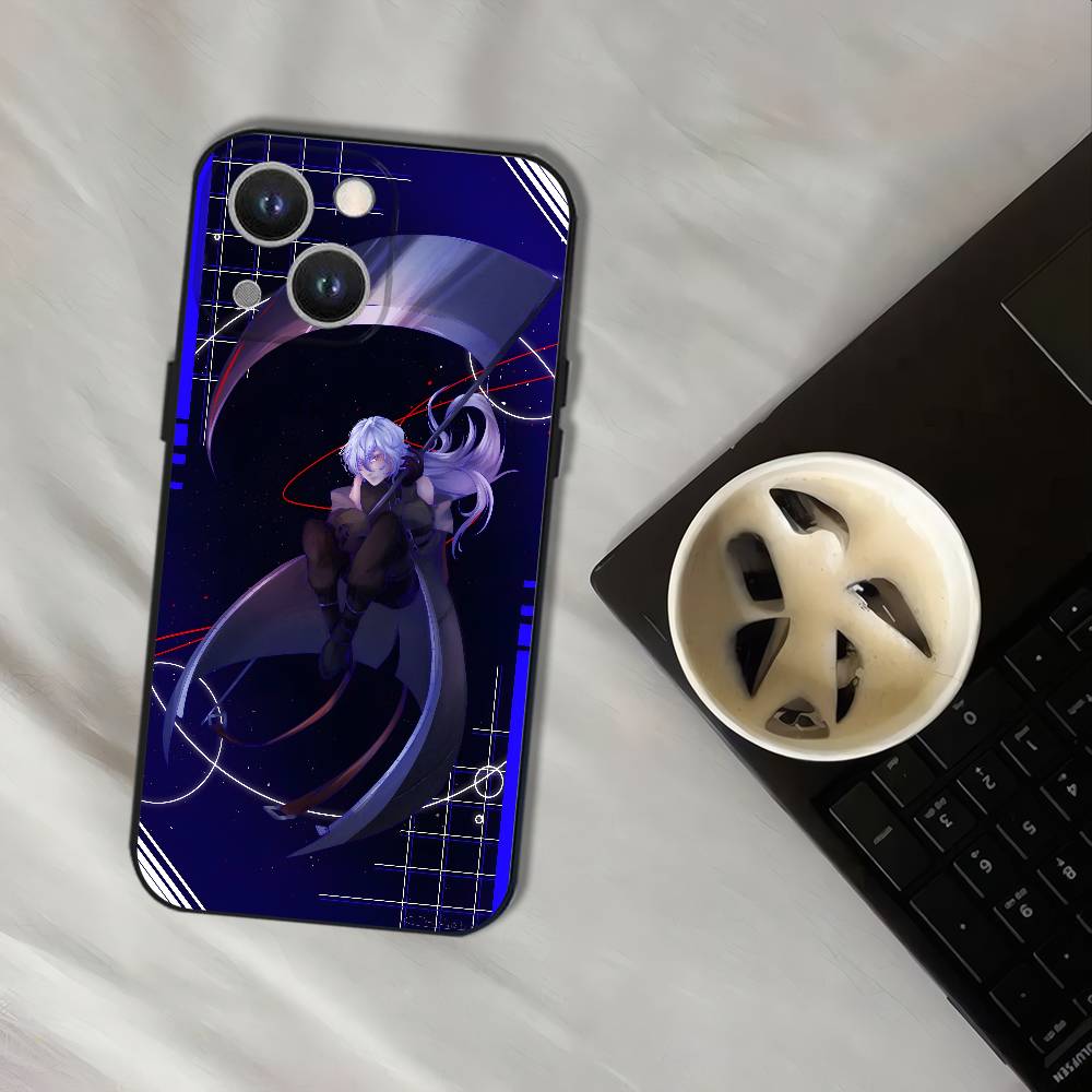Game D-Date With Death M-Mangas Black Soft Cover Phone Case For iPhone 17,16,15,14,13,12,11,Pro,XS,Max,XR,Plus,E,SE4,Mini
