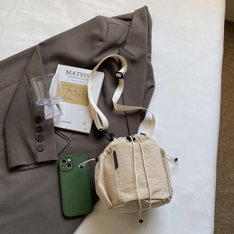 Torba na telefon komórkowy damska torba ze sznurkiem lekka sportowa torba na ramię crossbody