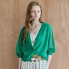 MAXZA Pearl Button V Neck Sheer Knit Cardigan Ze06qd002na