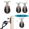 K1AE 2Pcs Strong Rotating Pulley System Gym Equipment Boats Hardware for Outdoor