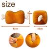 (RONGUI) Bone-in Meat Plush Toy, Meat Cushion, 42cm, Manga Meat, Bones, Fun Toy for Kids, Soft and Chewy (Bone-in Meat)