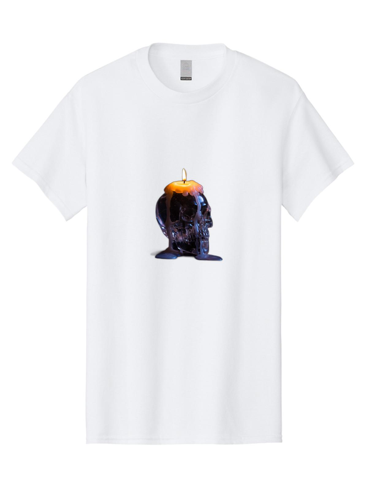 Skull-Candle-3 Mens Graphic Tee, 100% Cotton, Casual Summer Wear S разноцветный