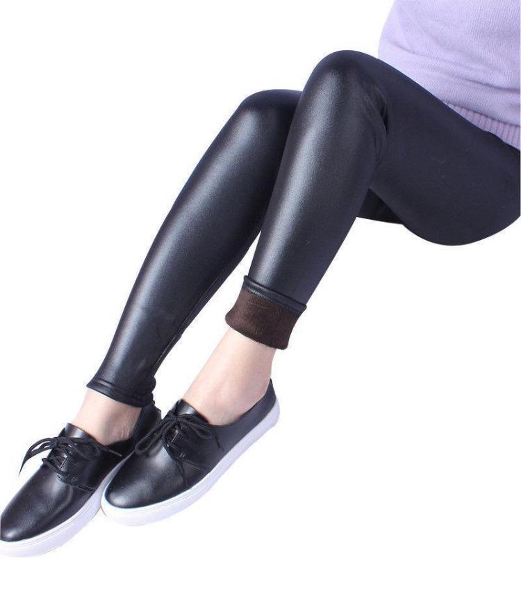 Warm Winter Velvet Flannel Leggings Super Elastic Plus Size Women Trousers