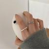 French Vintage Freshwater Pearl Open Ring: Korean Style, Versatile & Chic for Women