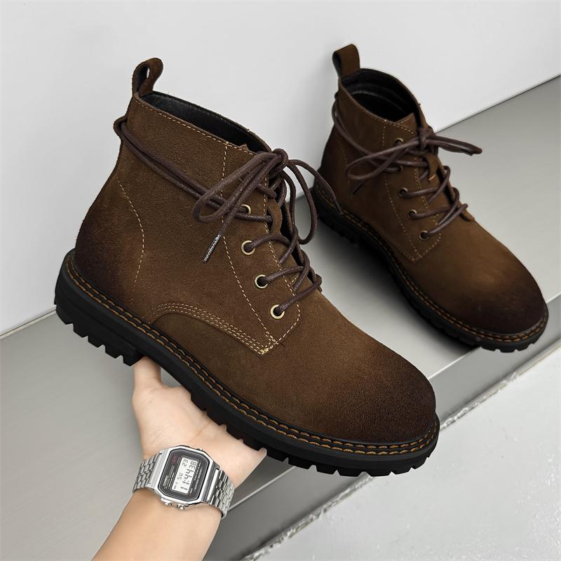 Fashion Autumn and Winter Men's Boots Luxury Designer Classic Style Daily Casual Party Outdoor Retro High-quality Boots Trendy and Youth